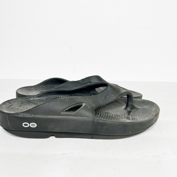 OOFOS OOrginal Men’s Sandals Flip Flop Black Size 5 - Picture 1 of 6